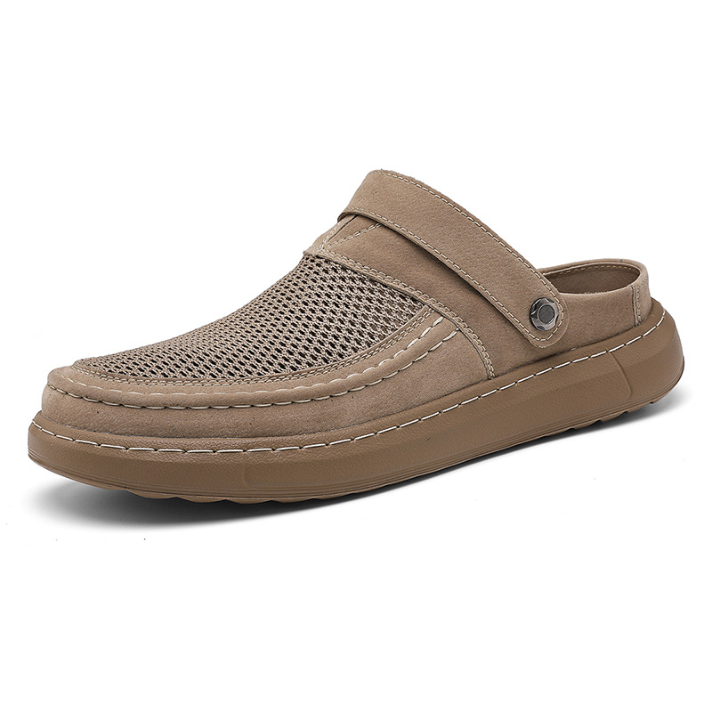 Mens Breathable Mesh Hollow-out Two-way Sandals foto 2