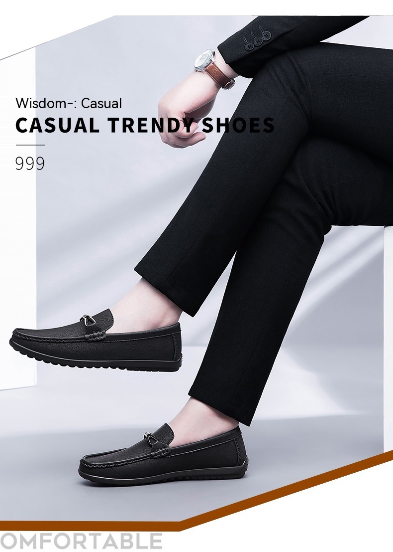 Breathable Soft Bottom Lazy Simple Slip-on Breathable Gommino foto 5