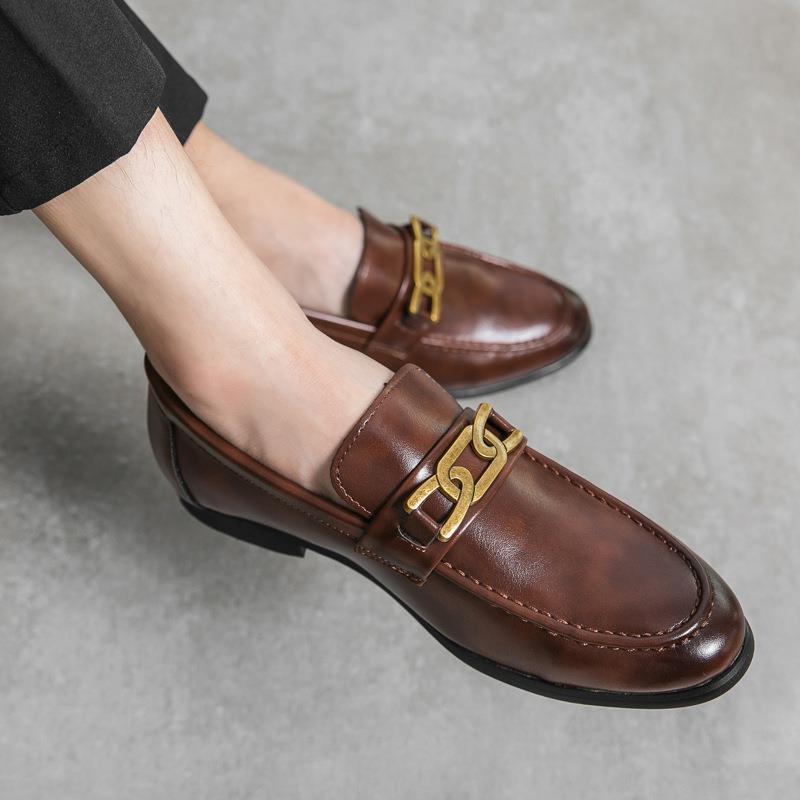 Men's British-style Business Formal Casual Leather Shoes foto 3