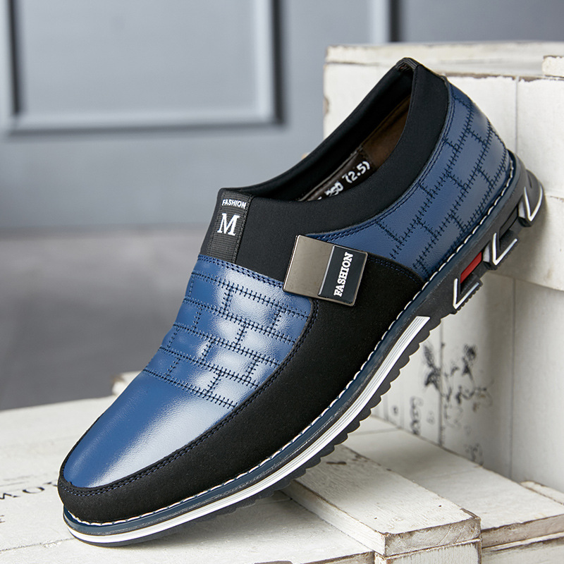 Casual Leather Shoes Without Laces foto 4