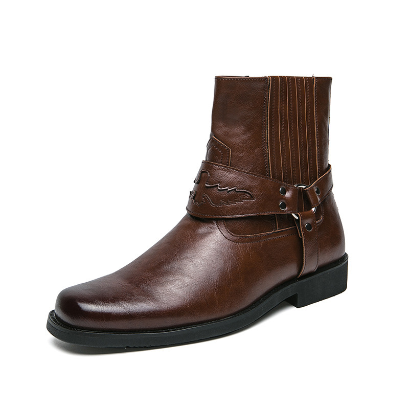 Large Size Western Style Men's Cowboy Boot