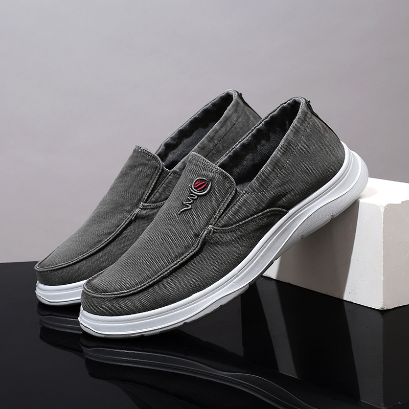 Old Beijing Cloth Shoes Men's Plus Size Canvas foto 3