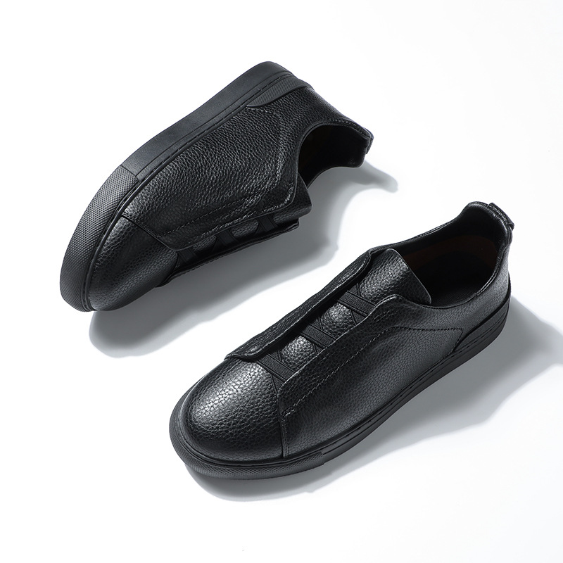 Men's Leather Shoes One Pedal Soft Bottom Gommino foto 2