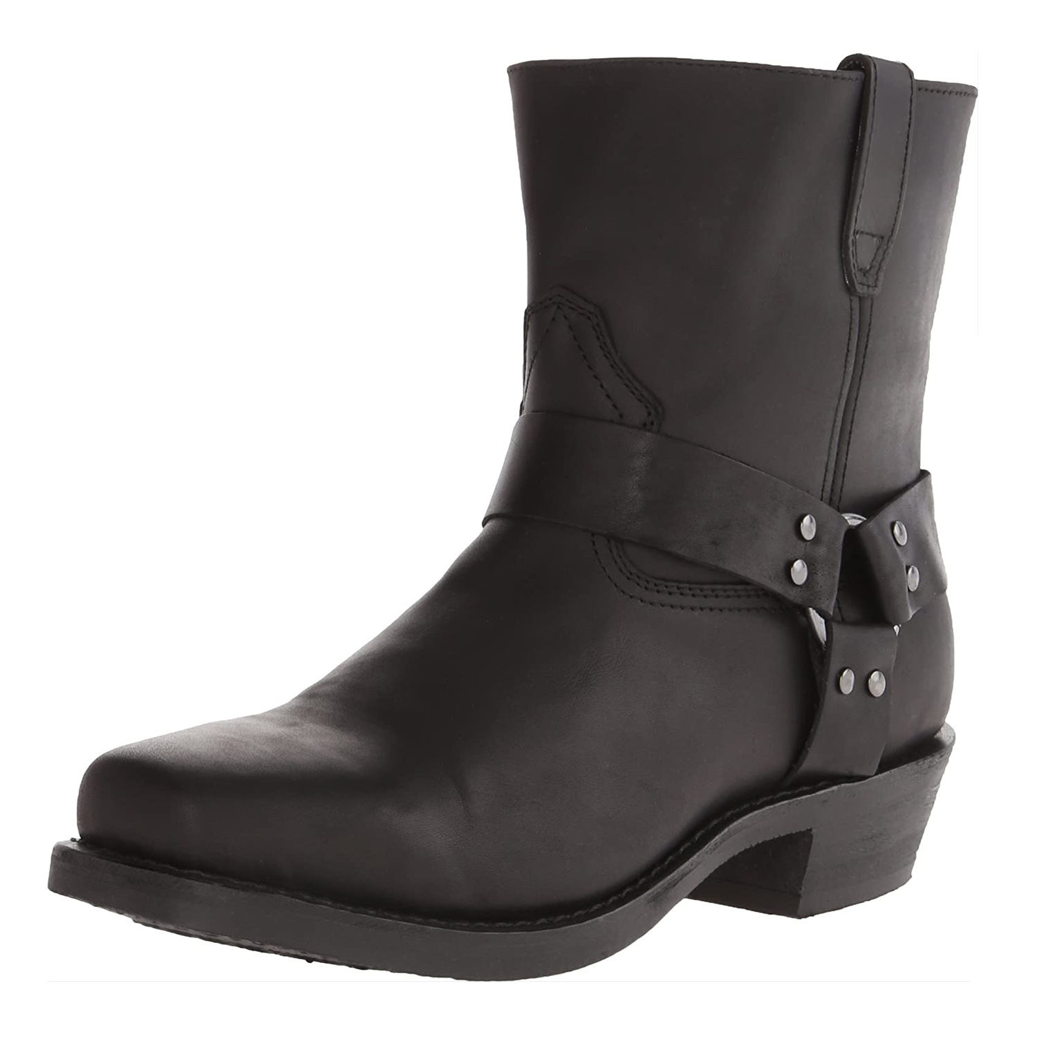 New Olympic Shoes And Boots 1034 Retro Ankle Boots Cowboy Boot Mid-top Men's Boots Rivet High Heel Knee-high Boots foto 5