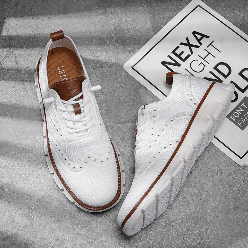 Large-size Breathable Mesh Soft-soled Lightweight Slip-on Casual Shoes foto 2
