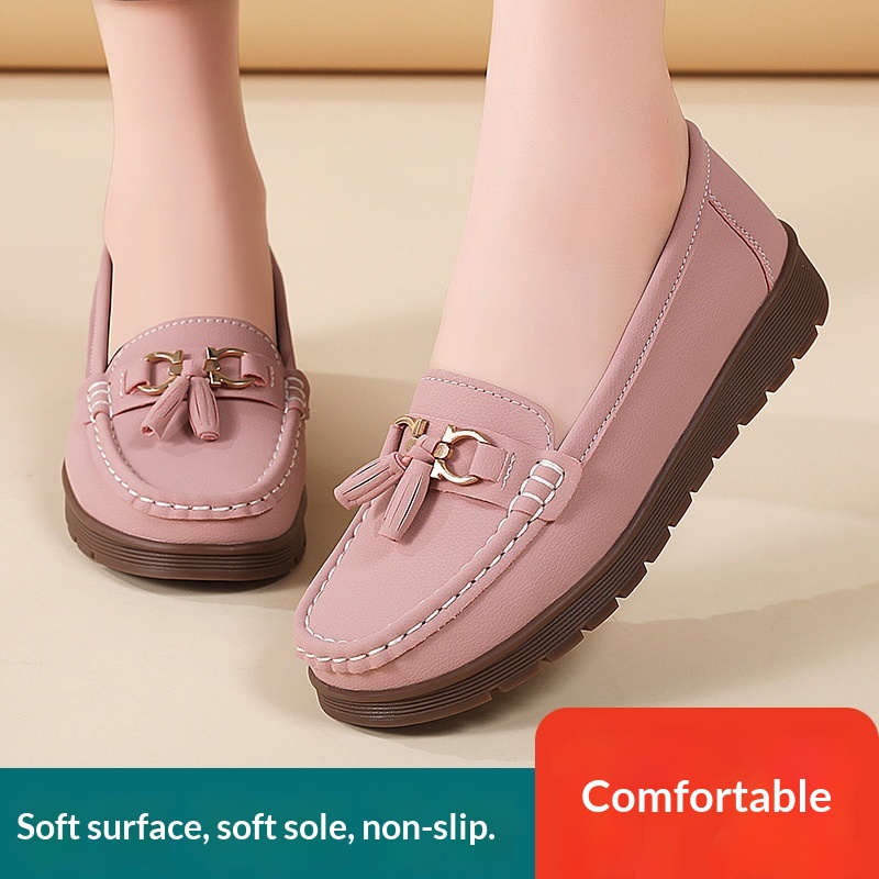 New Womens Plus-size Flat Moccasins foto 5