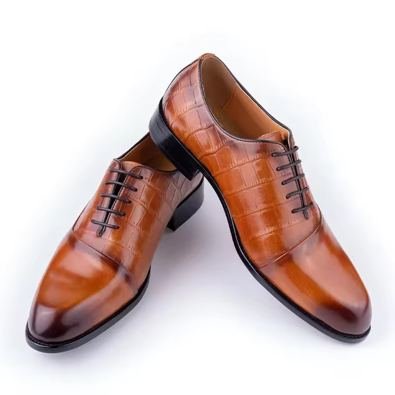 Men's Dress Shoes First Layer Cowhide Handmade foto 2