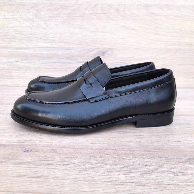 Handmade Men's Shoes, Breathable British-style Loafers, Casual foto 4