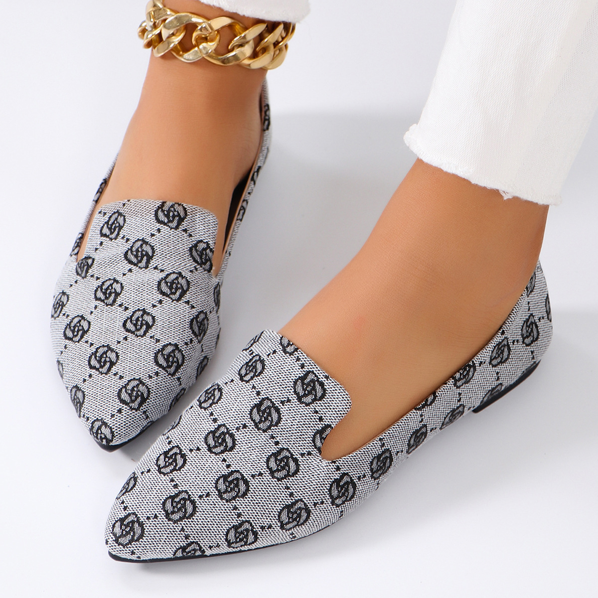 Casual Bag Head Cover Foot Shallow Mouth Flat Pumps foto 4