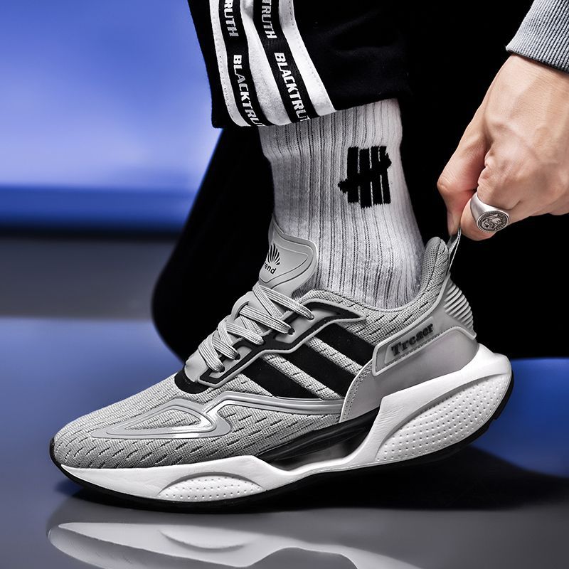 Fly-knit Sneakers Men's Mesh Breathable Lightweight And Comfortable foto 3