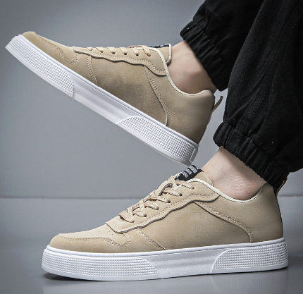 Men's Casual Sneakers Bottom Soft Surface Flat Low Trendy Shoes foto 2