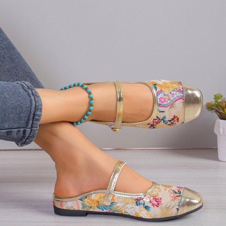 Womens Stylish Floral Slide Sandals For Summer foto 3