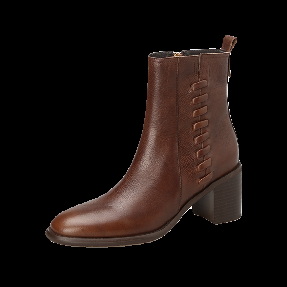 Retro British-style Dr Martens Boots With A Round Toe And Chunky Heel foto 4