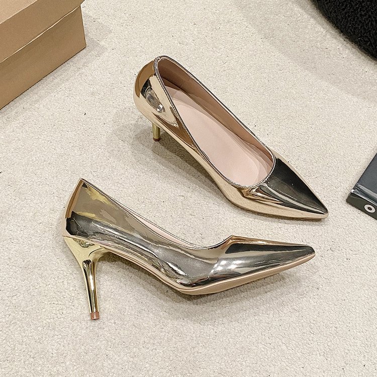 Pointed Slip-on High-grade Stiletto Heel Heel Temperament foto 3