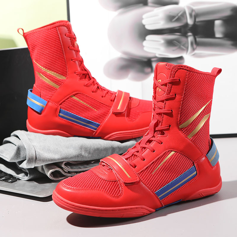 Sanda Combat Training Wrestling Shoes foto 2