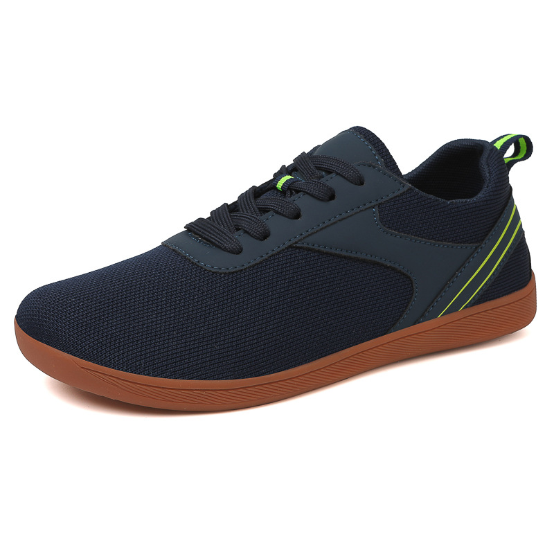 Factory Wholesale Autumn New Women's Comfortable Walking Shoes Breathable Soft Bottom Couple Flying Woven Flat Foot Sports Casual Shoes foto 3