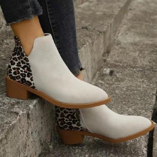 Low-heeled Boots With Side Zipper foto 5