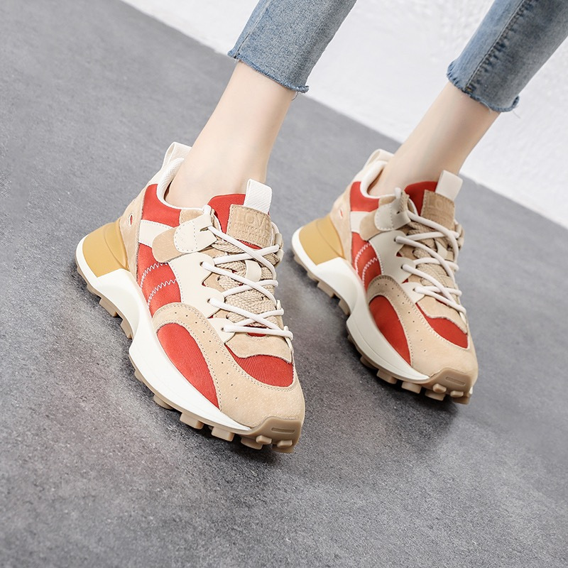 Suede Cortez Fashion Wild Live Platform Sports Casual Daddy Shoes foto 3