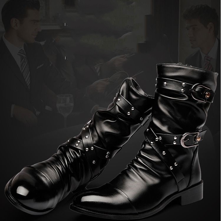 Men's Pointed Toe Within Wellingtons foto 2