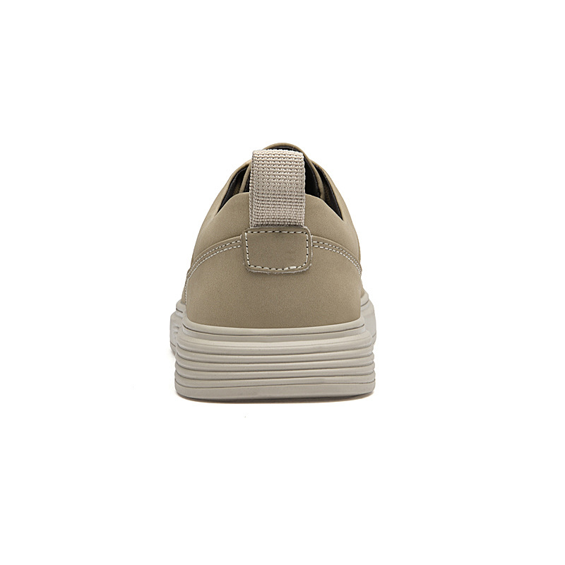 Men's Casual Sneakers Two-layer Cowhide Breathable Lace Up Fashion All-matching foto 5