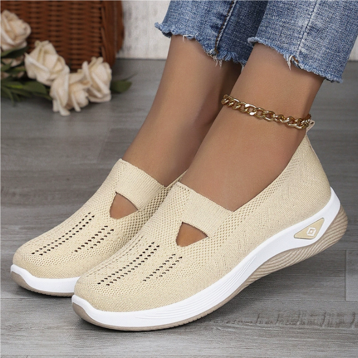 Middle-aged And Elderly Mom Shoes Soft Bottom Casual Mesh Shoes foto 2