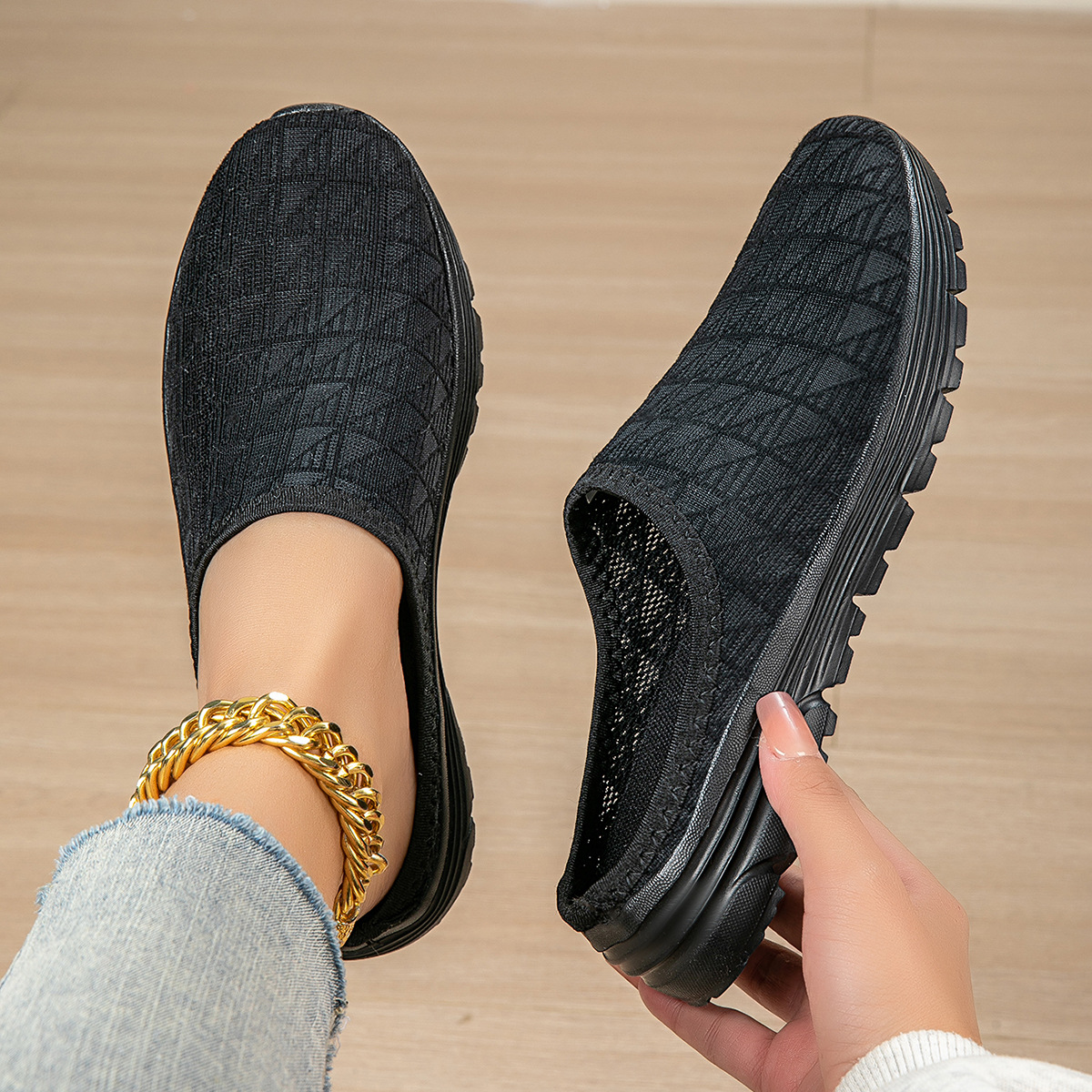 Womens Breathable Non-Slip Mesh Sports Sandals For The Beach foto 5