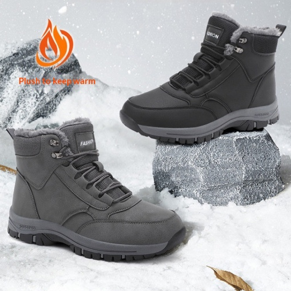 Winter New Leather Walking Shoes foto 3