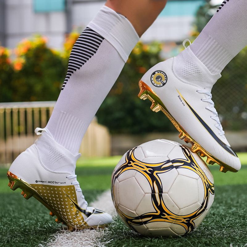 Training Special High-top Gold-plated Bottom Soccer Shoes foto 4