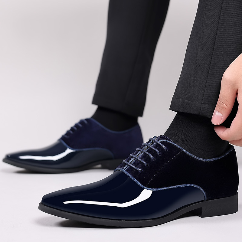 Men's Formal Business Leather Shoes Lightweight Trendy foto 4