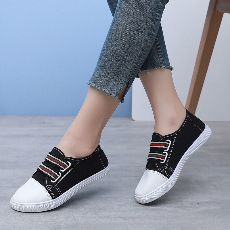 Breathable Non-slip Slip-on Canvas All-match Sneakers foto 3