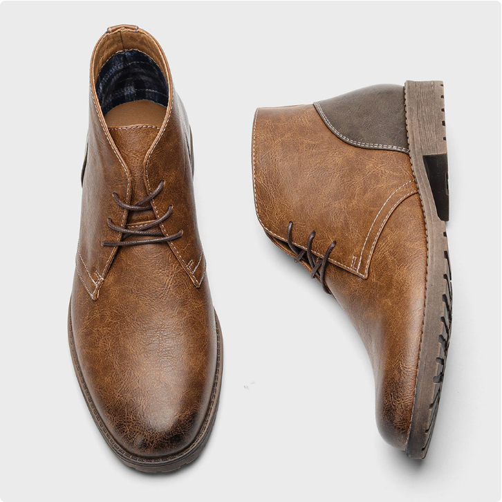 Men's Retro Style Work Boots foto 4