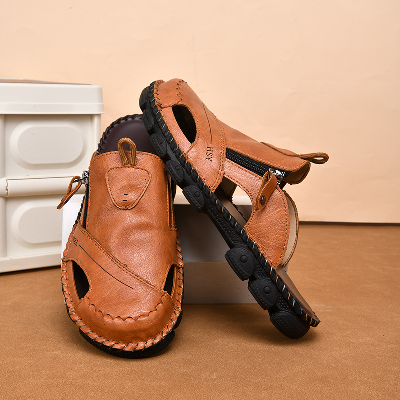 Summer Outdoor Men's Half Slippers Casual Lazybones' Shoes Fashion foto 3