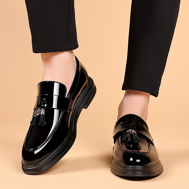 Business Formal Wear Plus Size Casual Soft Bottom Men's Leather Shoes foto 2