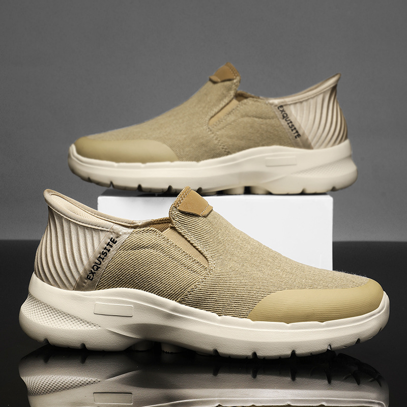 Men's Casual Plus Size Canvas Loafers foto 2
