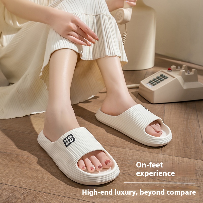 Anti-odor Soft Thick Bottom Non-slip Home Indoor Eva Slippers foto 5
