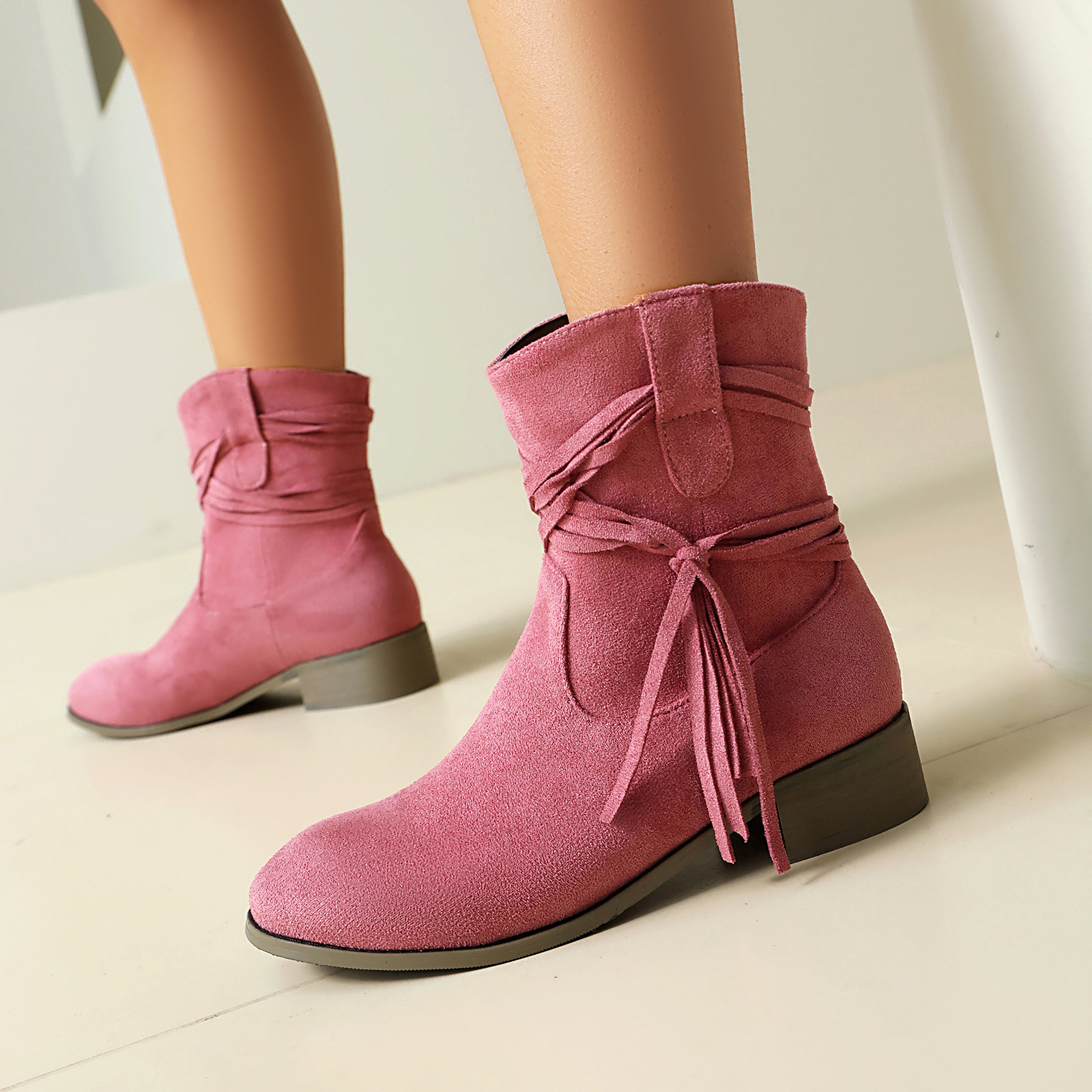 Tassel Women's Casual Ankle Boots foto 4