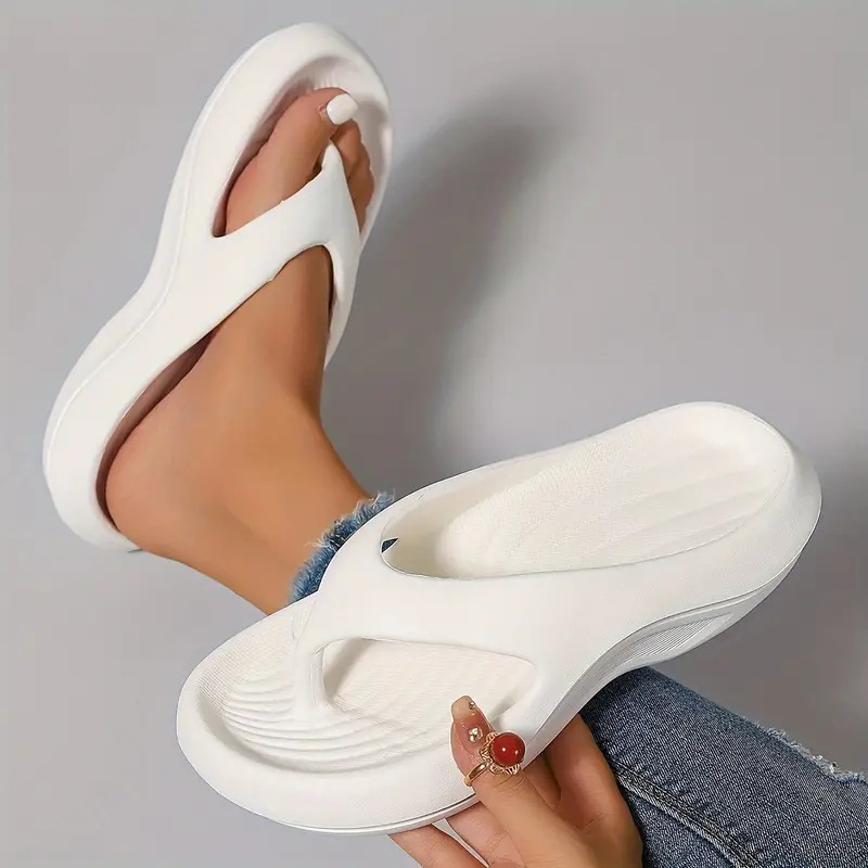 Women's Thick-soled Flip-flops Non-slip Non-stinky Slippers foto 2