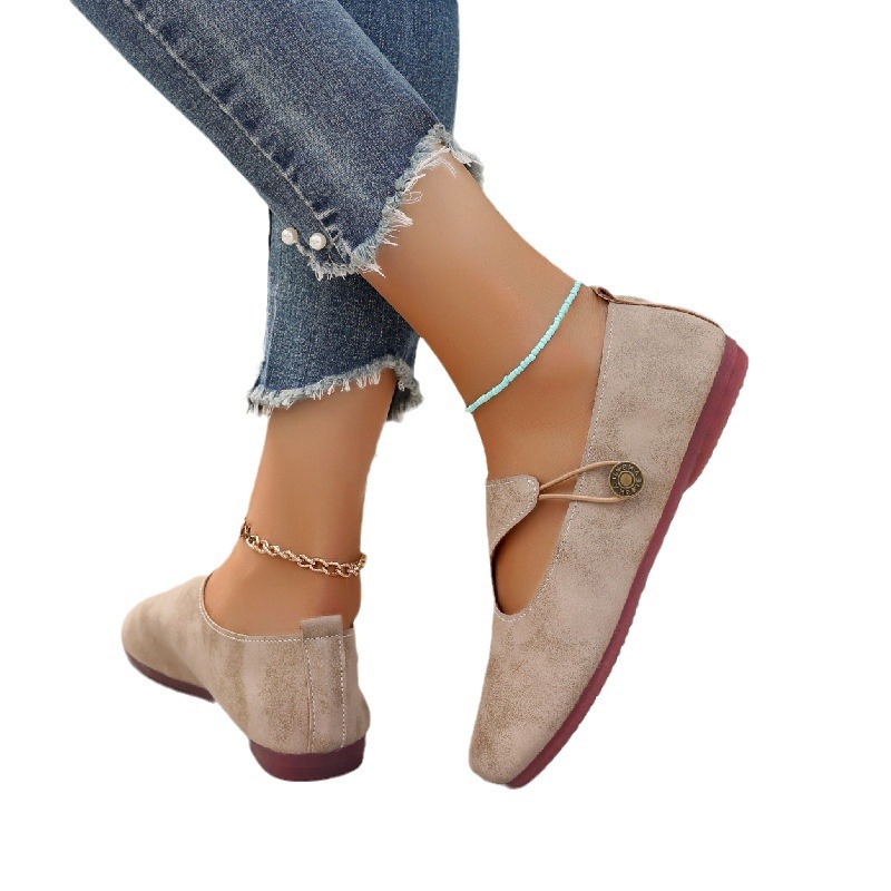 Slip-on Soft Bottom Lazy Doug Shoes Flat Round Head Leisure Women's Shoes foto 2