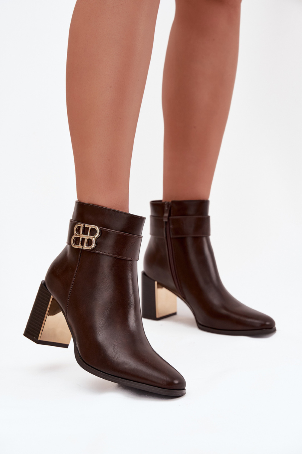 Laarsjes met hoge hak Step in style