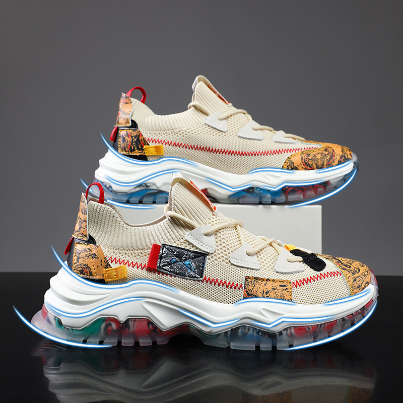Flyknit Platform Dad Shoes Casual Sports foto 5
