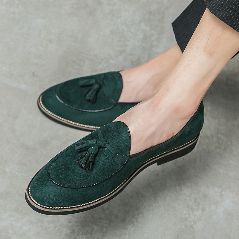 Men's Fashion Personality Trend Business Leather Shoes foto 3
