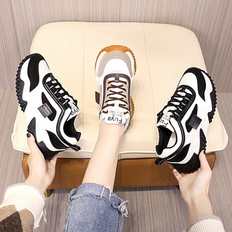 New Style Womens Sport Shoes Contrast-color Laces foto 3