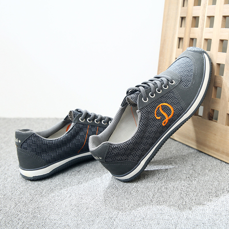 Spring And Autumn Cotton Linen Canvas Outdoor Casual Walking Running Men's Shoes foto 5