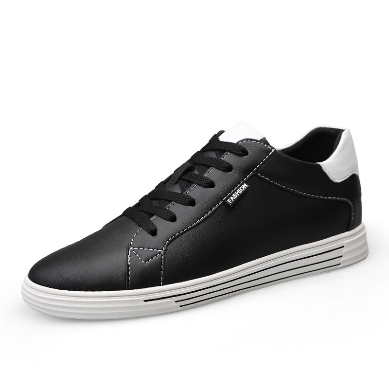 Autumn Flat Heel Height Increasing Insole Lace-up Casual Shoes New Men's Sports foto 2