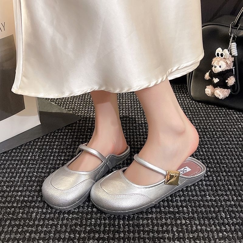 Outerwear-style Elegant Semi-slipper For Socialites foto 2