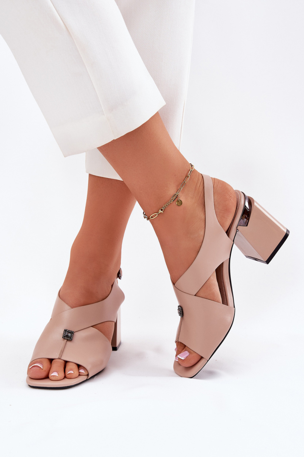 Sandalen op hak Step in style