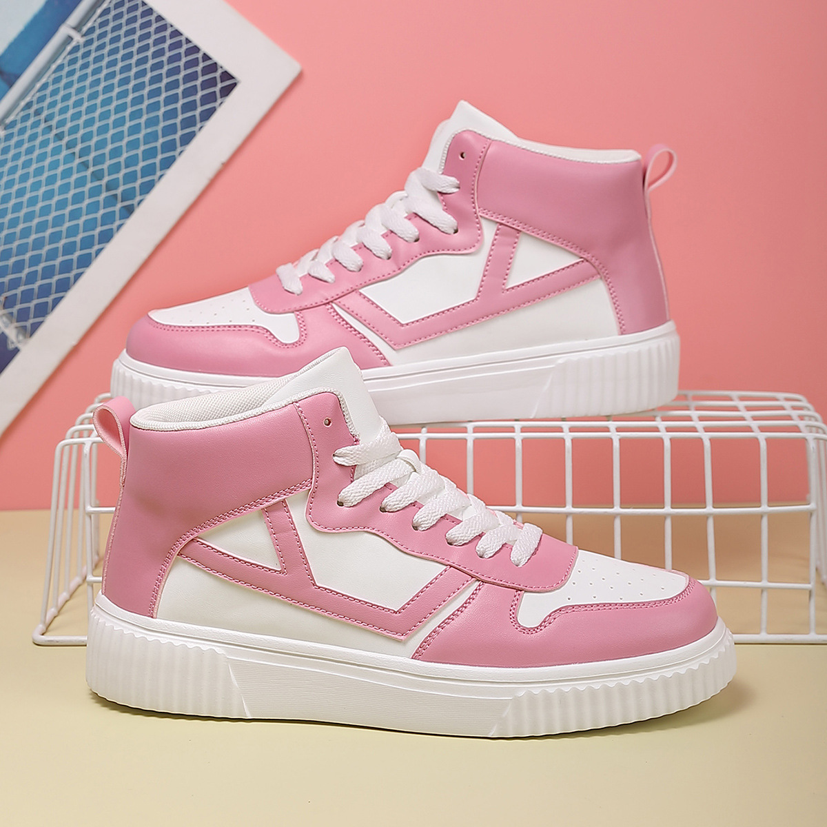 New Mid-top Couple Shoes Spring Korean-style Sneakers foto 4