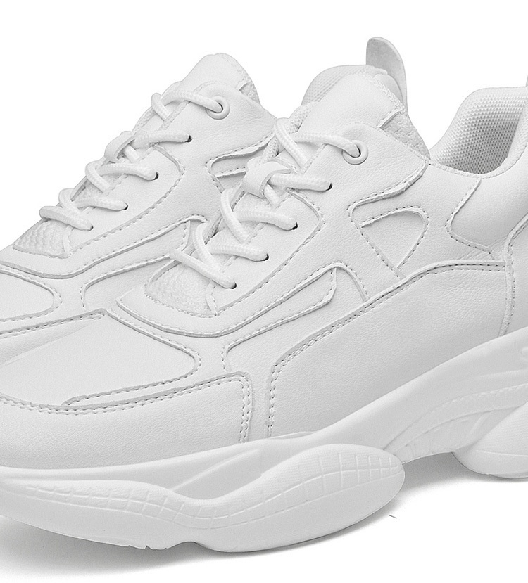 Invisibly Heightened Shoes 10CM White Shoes Heightened Sneakers foto 3