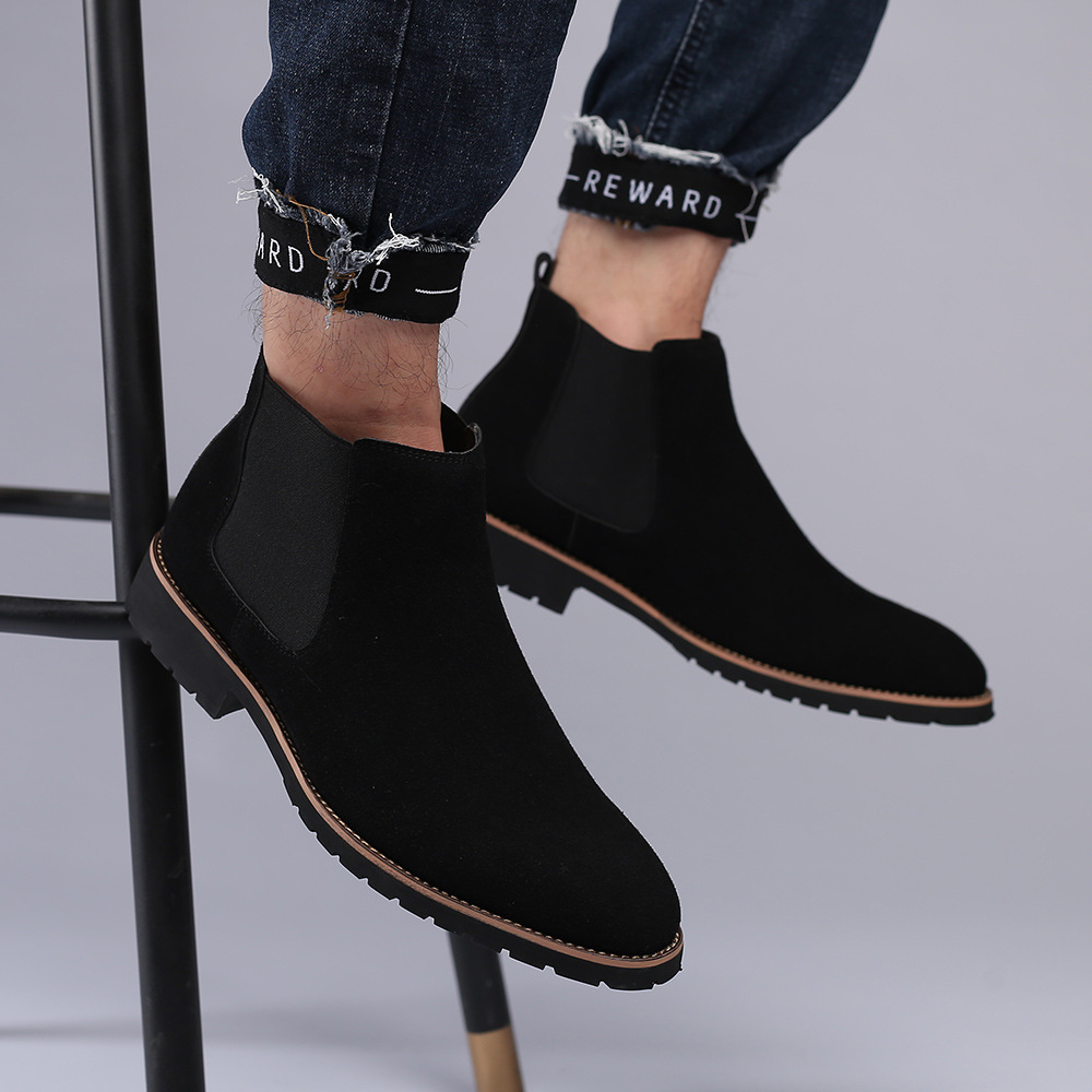 Fashion Martin Male High-top Worker Boots foto 2