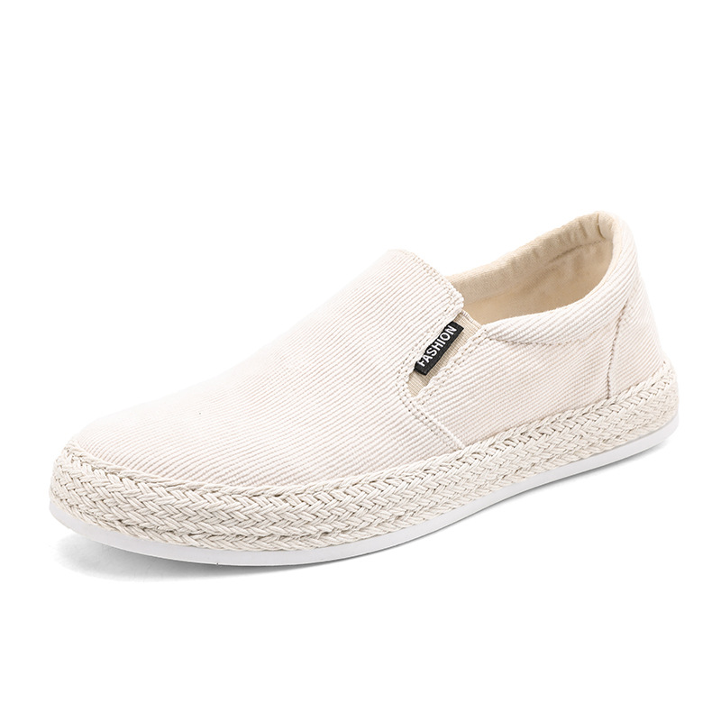 Breathable Casual Slip-on Men's Canvas Tide Shoes foto 4